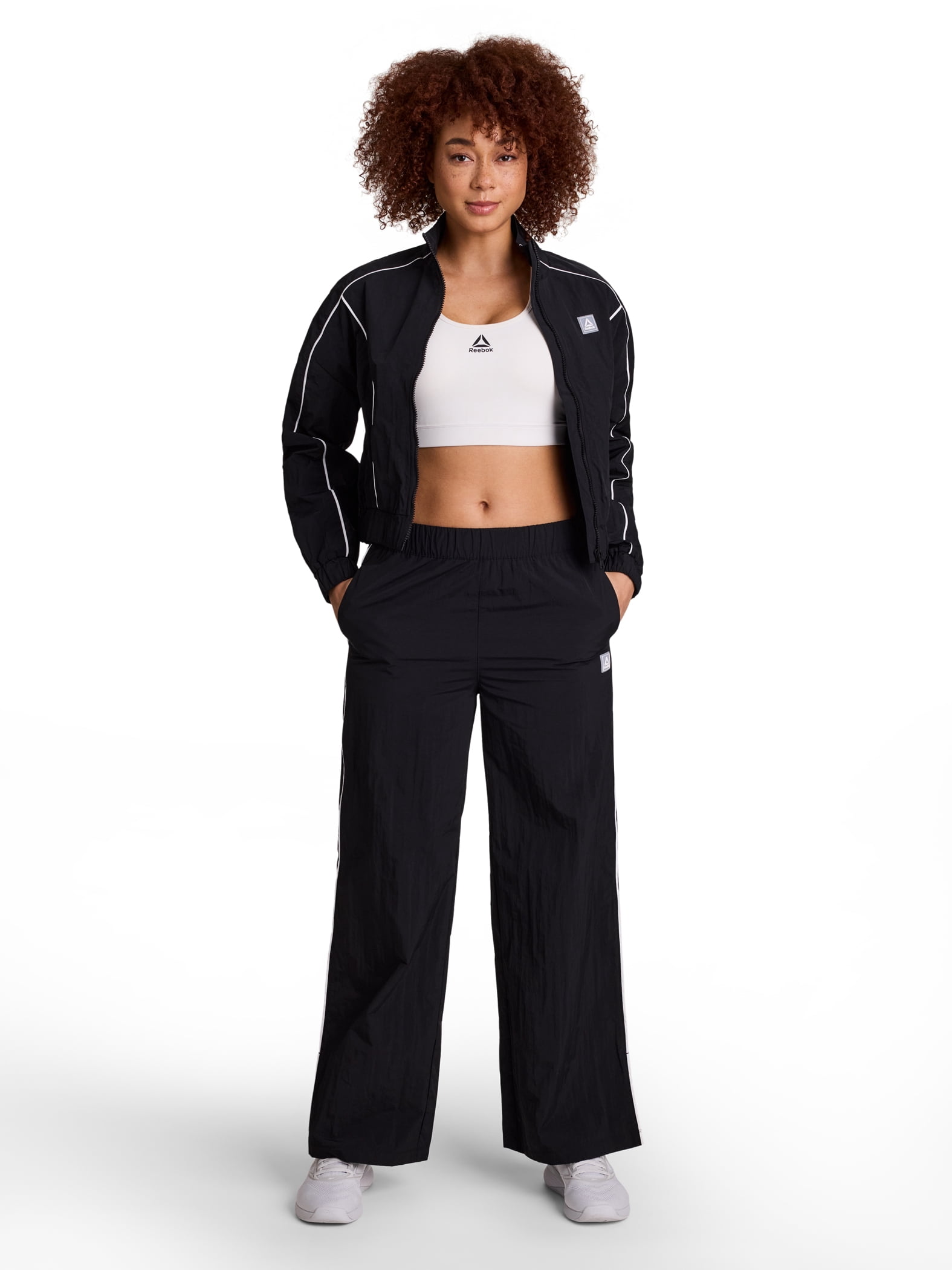 Reebok Women's Baseline Full Zip Woven Jacket, Sizes: XS-XXXL