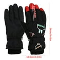 thumbnail image 3 of Kids Ski Gloves with Thick Fleece Lining Warm and Cozy for Age 8-12 Boys Girls Gloves, 3 of 9