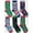 Christmas Fun, variant on Kalon 6 Pack Women's Christmas Crew Socks Gift Set (6-9, Classic Christmas)