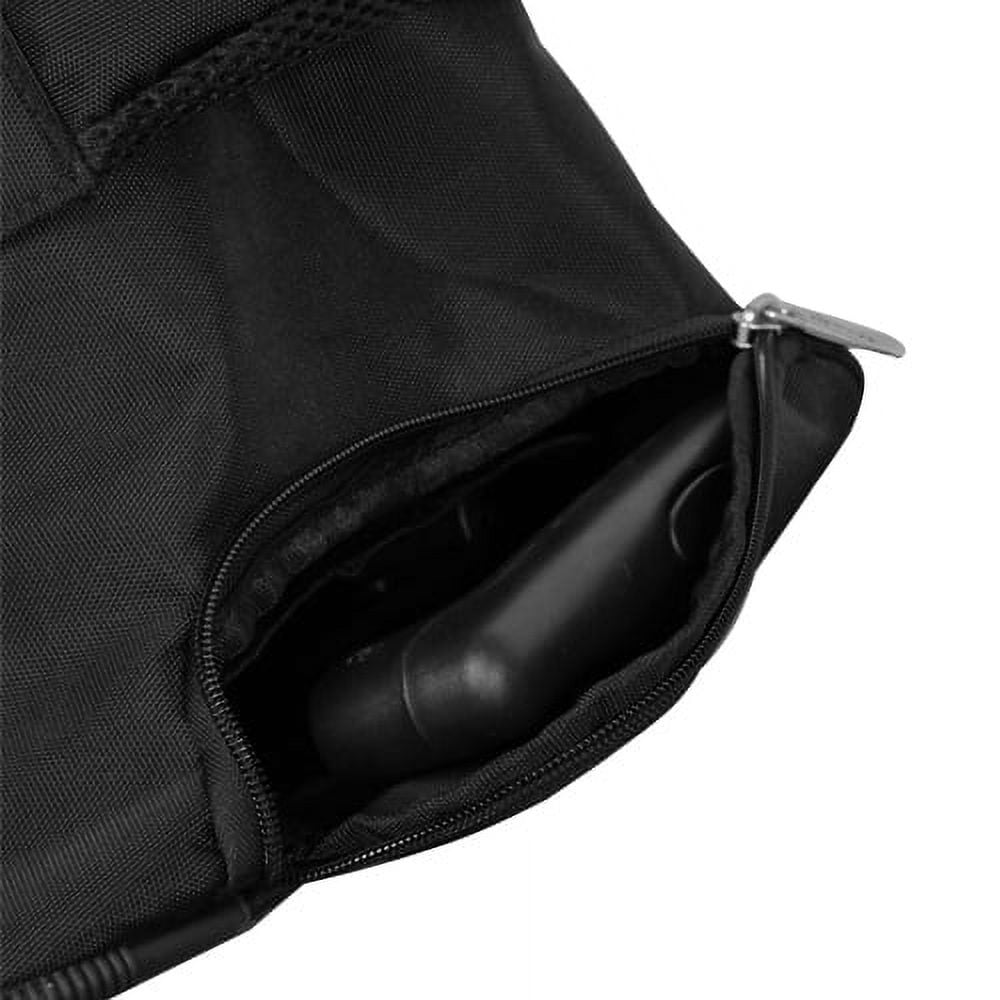 MOJO New Orleans Saints Black 27'' 2-Wheel Drop Bottom Rolling Duffel Bag