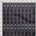 thumbnail image 3 of oneOone Polyester Lycra Rayure & Tissu Imprimé Ikat Géométrique BTY 56 Pouces de Large, 3 of 4