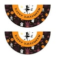 thumbnail image 2 of Halloween Decoration Flags Set of 2 - 17.7x35.4in Colorful Polyester Banners for Yard, Fence & Porch - Spooky Indoor/Outdoor Party Decor with Hanging Loops, Washable Halloween Fan Flags, 2 of 6