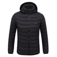 thumbnail image 2 of EGNMCR Jackets for Men Winter Men's Smart USB Abdominal Back Electric Heating Warm Down Cotton Jacket, 2 of 9