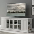 thumbnail image 5 of Leick Home 85162 TV Stand with Bookshelf Storage, For 65" TV's, Cottage White, 5 of 18