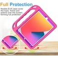 thumbnail image 6 of SUPNICE Case with Built-in Screen Protector for iPad 10.2 Inch 2021/2020/2019 (9th/8th/7th Gen), Lightweight Shockproof Handle Stand Kids Case for iPad 10.2, iPad Air 3 10.5 2019,Pink and Purple, 6 of 8