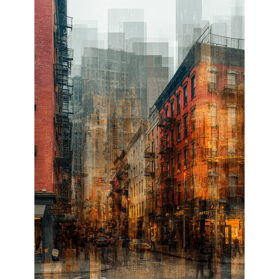 New York City Street Art Canvas Print Wall Art for Living Room Bedroom Office Hotel Bar