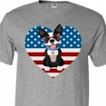 thumbnail image 4 of Inktastic Boston Terrier Dog US Flag July 4th T-Shirt, 4 of 5