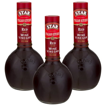 - (3 Pack) Star Italian Kitchen Red Wine Vinegar, 12 fl oz