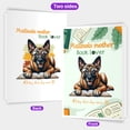 thumbnail image 2 of Belgian Malinois Mother Book Lover Living That Dog Mom Life Happy Mother's Day 5x7in Folded Greeting Card Sheepdog Dog Lover Gifts Single Note Card with Envelope - 03004, 2 of 5