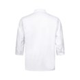 thumbnail image 4 of Abrigo de Chef para hombre y mujer, uniforme de cocina para restaurante, panadería, Ropa de Trabajo, ropa con cuello levantado, Tops con botones de Bordado de letras, 4 of 5