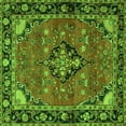 thumbnail image 1 of Ahgly Company Indoor Square Persian Green Traditional Area Rugs, 5' Square, 1 of 1