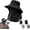 (Black), variant on UV Protection Outdoor Fisherman's Hat, 4-in-1 Detachable UV Protection Sun Hat – 360° Face & Neck Shield(Light Gray)