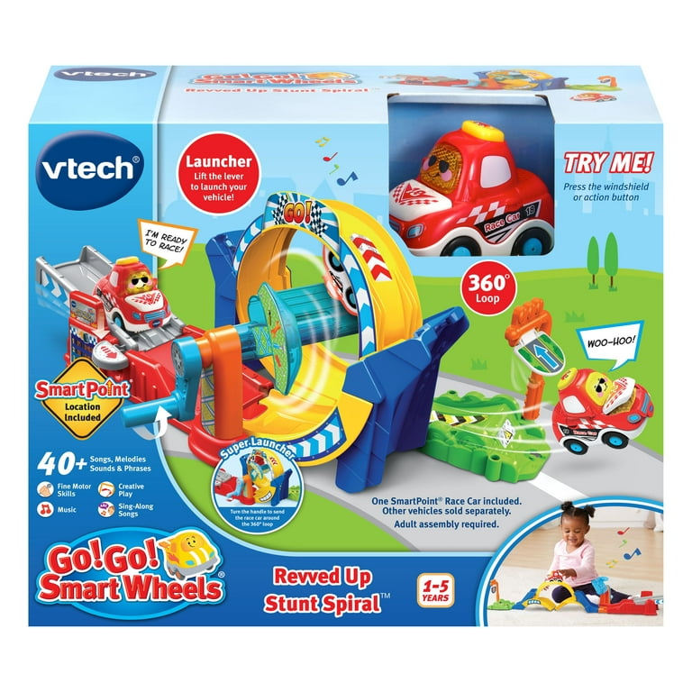VTech Go Go Smart Wheels Revved Up Stunt Spiral With Race Car Walmart