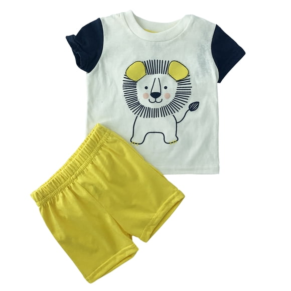 Conjunto Short Playera Estampada Kiss Leon Baby Kisses Conjunto1253