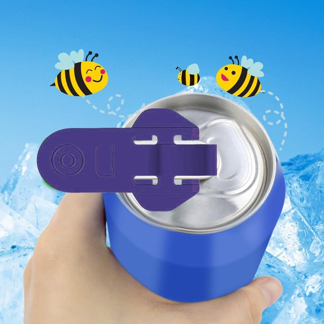 CRCMUHE Bottle&Can Openers Beer Can Opener 6 Pcs Creative Mini Handwork Easy Can Opener Manual Portable Beverage Can Cover Protector For Beer (6pcs)