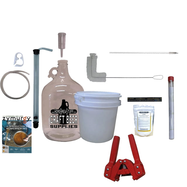 Homebrewstuff 1 Gallon Table Top NanoBrewery Beginner Equipment Kit