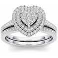 thumbnail image 1 of AKYUSGFL Fashion Rings for Women Synthetic Diamond Studded Zirconia Inlaid Rings Wedding Engagement Rings Jewelry Accessory Gifts, 1 of 5