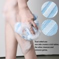 thumbnail image 3 of Guardurnaity Toalla de ducha exfoliante de poliéster de 4 piezas, suave y elástica, con cepillo de doble cara para la espalda, para la ducha, se Cuerpo del baño, 3 of 6