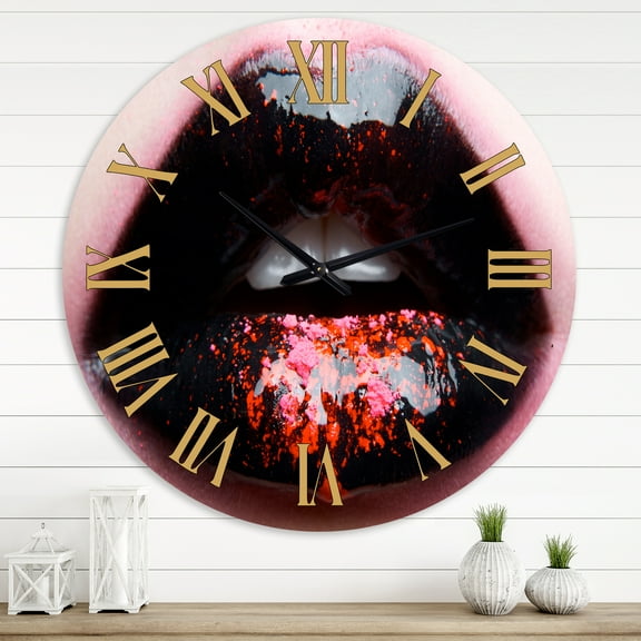 Designart 1 in Modern,Contemporary Wall Clock
