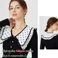 thumbnail image 4 of LoudSung Fake Collar Shawl Detachable Blouse False Collar Cape Collar Wrap Multiple Styles Top Elegant for Women Girls, 4 of 7