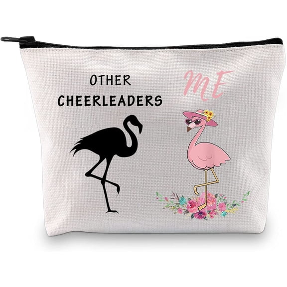Cheerleader Gift Cheerleading Coach Zipper Pouch Makeup Bag Gift for Cheer Team