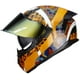 thumbnail image 4 of Casco motocicleta HAX Helmets integral Obsidian Huichol Gold Talla (XXL) HAX Helmets Huichol Obsidian, 4 of 7