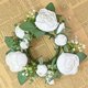 thumbnail image 5 of Fiudx Guirnalda Navideña con Velas Decorativas, Diseño de Mini Corona de Rosas, Arreglo Floral Artificial, Decoración para Puerta de Entrada o Boda, Ideal Como Regalo Navideño, Tamaño 20 X 20 Cm, 1 U, 5 of 7