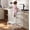 White, variant on Kitchen Step Stool for , Height Adjustable Tower with Safety Rail, Steel and Kitchen Stool Helper , Stool for , Learning Tower, ' Desk White