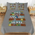 thumbnail image 6 of Super Mario 3-Piece Bedding Sets, Comforter Set (1 Quilt Cover + 2 Pillow Cover), Soft Microfiber Duvet Cover Set with Zipper Closure, 6 of 8