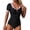 Glisme679-Black, variant on One Piece Swimsuit Women Bathing Suits With Sleeves Color Bathing For Beach Pool Softness Beachwear Army Green