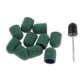 thumbnail image 1 of 10 DIY Files Sanding Caps Bands Grinding Mandril Bit Gel Remover Verde Colcomx Brocas de mandril para arte de uñas, 1 of 8