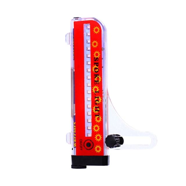Shisuyan Wheel Light 16 LED 32 Patterns Cycling Bike Spoke Signal Lamp Warning Lights(without Battery)