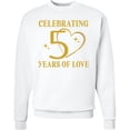 thumbnail image 2 of Inktastic 50th Wedding Anniversary 50 Years Adult Sweatshirt, 2 of 4