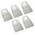 

Versa Tool AB5N 52mm Flat Cut Stainless Steel Scraper Fits Fein Multimaster Dremel Bosch Craftsman Ridgid Oscillating Tools - 5/Pack
