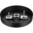 thumbnail image 4 of AIR-6 Inch Black Ceiling Lighting Canopy Kit Ceiling Plate Cover 3 Holes for Pendant Light and Chandelier with All Hardware Includes Loop, Cross Bar and Mounting Screws, 4 of 4