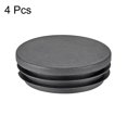 thumbnail image 3 of 4 Pcs Tapones Redondos de Plástico de 76 mm de Diámetro para Tubos de Barandilla, Protectores de Escalera, Tubo Negro, 3 of 3