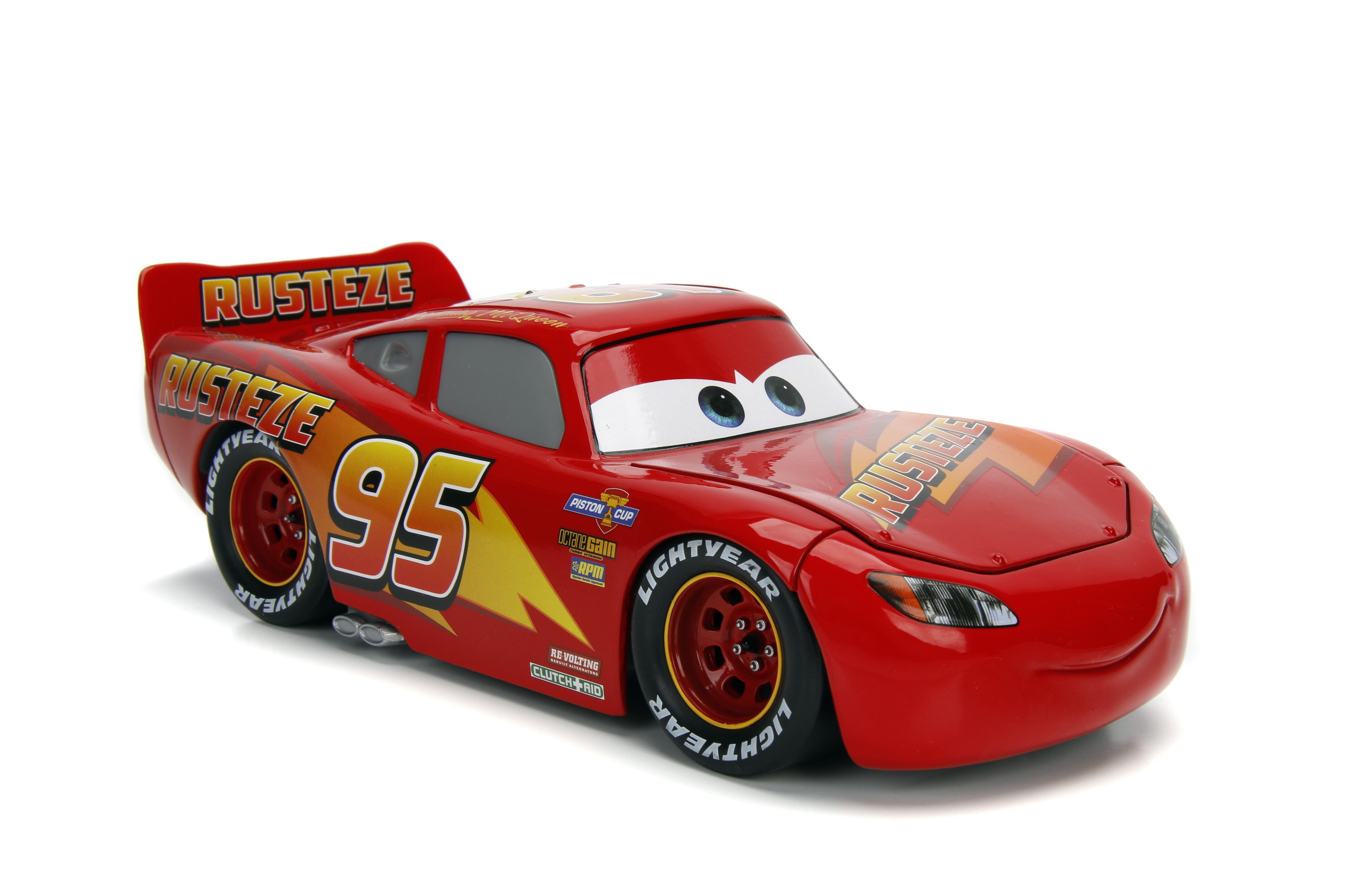 Disney Pixar Cars 1:24 Lightning McQueen Ramone Wrap Play Vehicle with Extra Tire Rack