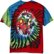 Marvel Big Men's Hero Tie Dye Short-Sleeve Tee