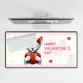 thumbnail image 4 of Happy Valentine's Day Devon Rex Brings Love Heart Desk Mat Full Keyboard Mouse Pad Cat Lover Kitten Owner Gifts Large Mousepad - 02028, 4 of 5