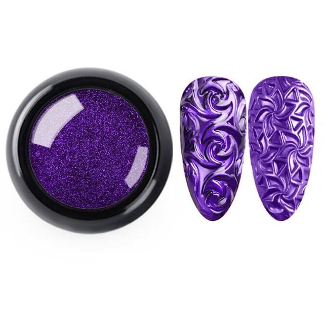 Polvo de uñas con brillo efecto espejo, relieve y polvo especial para uñas