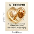 thumbnail image 3 of Sport Themed Pocket Hug Gifts, 3D Effect Basketball Ice Hockey Baseball Football Heart Pocket with Greeting Card, Long Distance Relationship Gifts for Him Her Boyfriend Girlfriend, 3 of 7