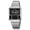 silver black, variant on Ultra-Thin Square Stainless Steel Men's Watch - Multi-Function Fashion Chronograph