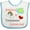 White and Blue, variant on Inktastic Someone in Tennessee Loves Me Boys or Girls Baby Bib