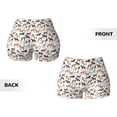 thumbnail image 6 of Yiaed Horse Print Women's Athletic Shorts Running Shorts Sporty Short High Waisted Elastic Workout Shorts for Yoga Gym Running & Sports -X-Large, 6 of 8