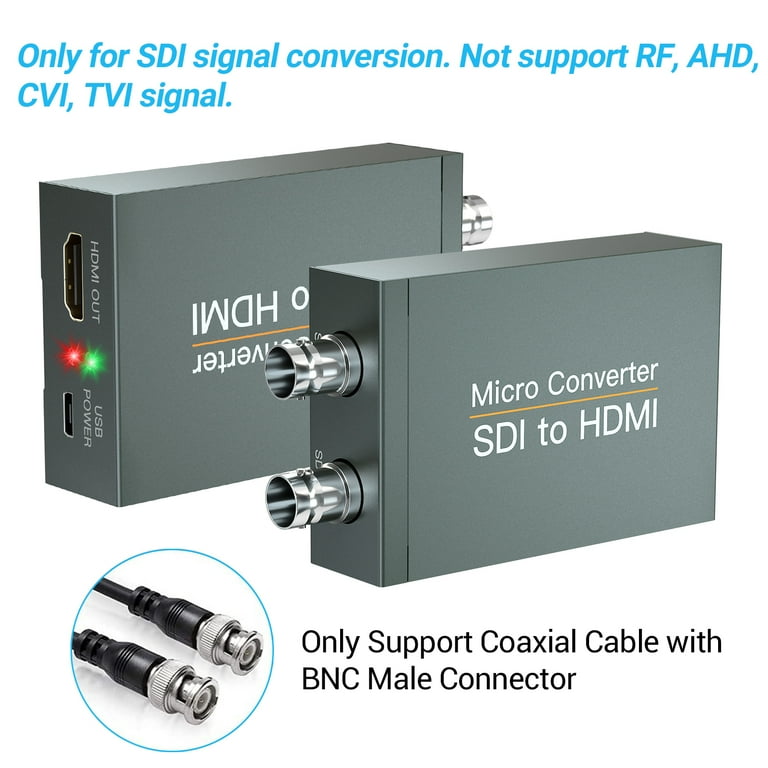 SDI to HDMI Digital Video Converter with SDI Loop Out, 1080P SDI to HDMI Digital Video Converter with SDI Loop Out, 1080P