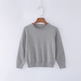 thumbnail image 2 of KAUOD Kids Knit Pullover Sweater Loose Soft Crew Neck Sweater Clothes Boys Girls Fall Casual Lined Sweatshirts Tops Clothes, 2 of 9