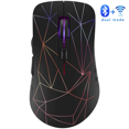 thumbnail image 1 of Wireless Mouse,2.4G Wireless Mouse 6 Buttons Rechargeable Mobile Optical Mouse with USB Nano Receiver,3 Adjustable DPI Levels,Colorful LED Lights for Notebook,PC,Computer-Black, 1 of 6
