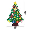 thumbnail image 2 of Darzheoy Felt Christmas Tree with 14pcs Ornaments, Xmas Gifts for Kids New Year Handmade Christmas Door Wall Hanging Decorations, 2 of 5