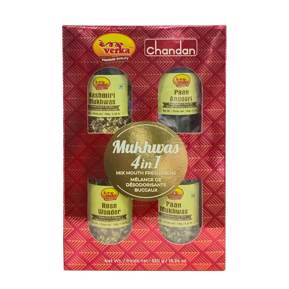 Verka Mukhwas 4 in 1, 520g, Mix Mouth Fresheners