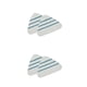 thumbnail image 2 of Inteprter 2 Pieces Steam Replacement Pad Clean Household Cushion Cloth Accessory Tool Replace Equipment Mops Cleaning Microfiber 28.5x19.5x2.0 cm 2piezas, 2 of 6